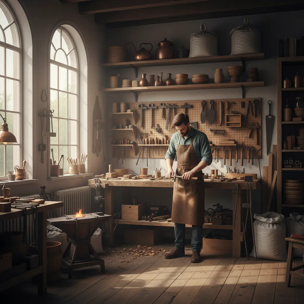 Workshop interior