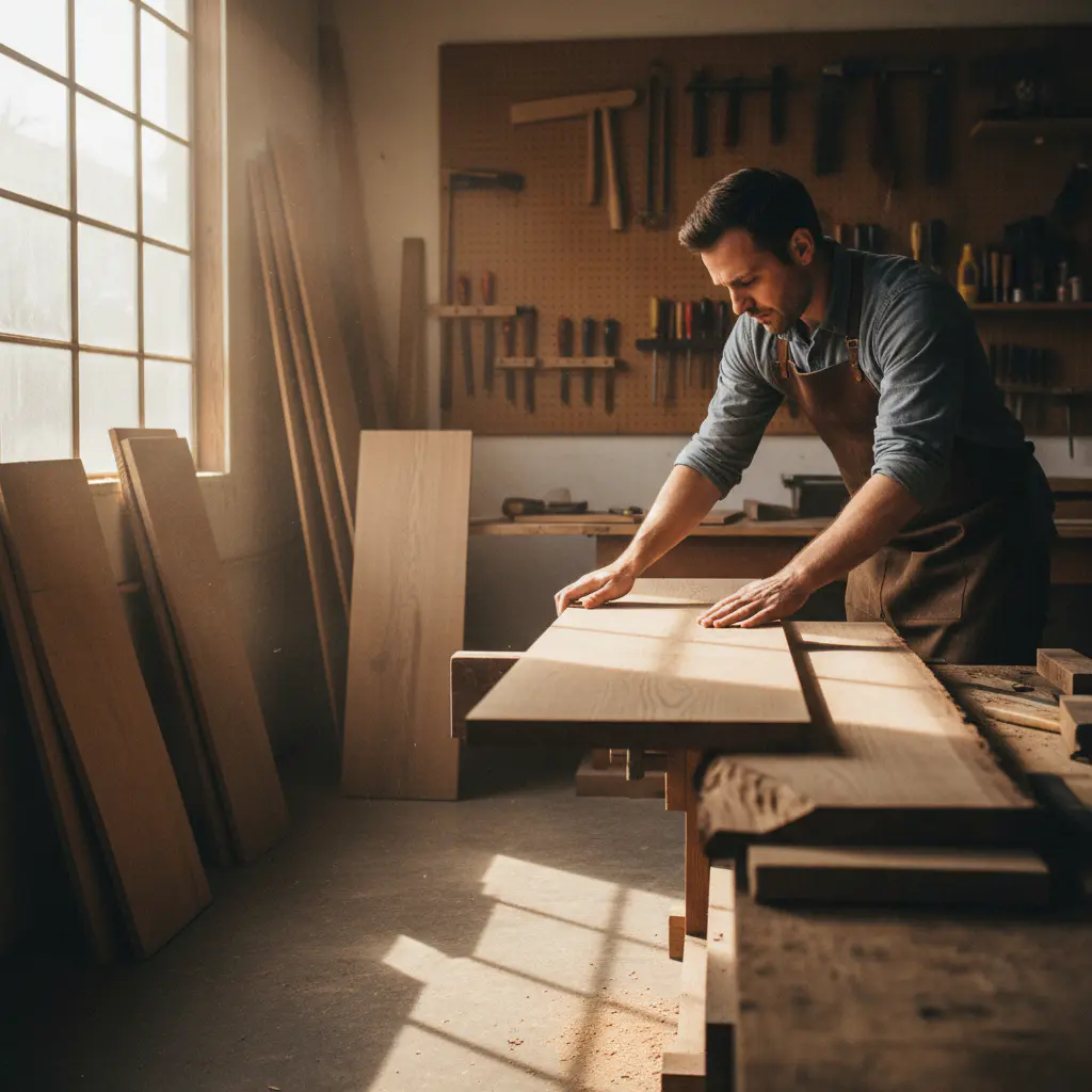Selecting raw timber